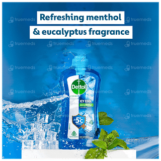 Dettol Icy Cool Pump Shower Gel 500ml