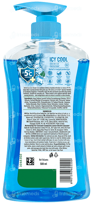 Dettol Icy Cool Shower Gel 500ml