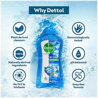 Dettol Icy Cool Shower Gel 500ml