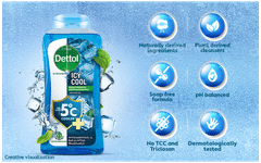 Dettol Icy Cool Pump Shower Gel 500ml