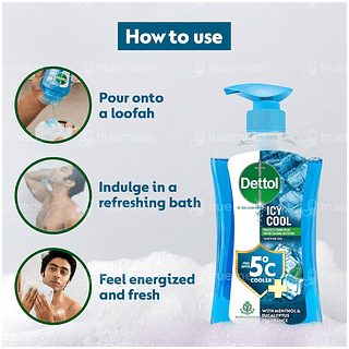 Dettol Icy Cool Shower Gel 500ml