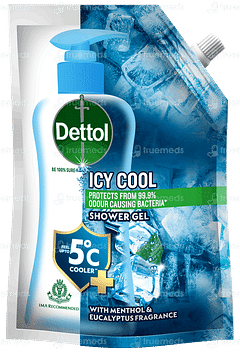Dettol Icy Cool Refill Shower Gel 450ml