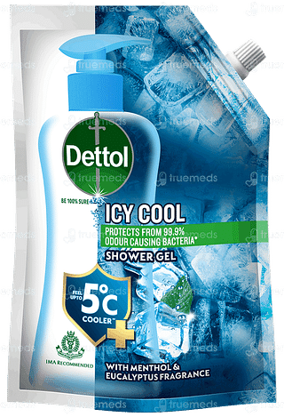 Dettol Icy Cool Refill Shower Gel 450ml