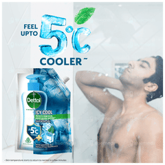 Dettol Icy Cool Refill Shower Gel 450ml