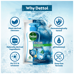 Dettol Icy Cool Refill Shower Gel 450ml