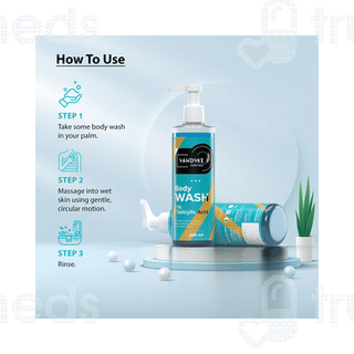 Vandyke 1% Salicylic Acid Body Wash 250ml