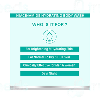 Dermora Niacinamide Hydrating Body Wash 300Ml