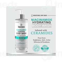 Dermora Niacinamide Hydrating Body Wash 300Ml