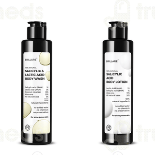 Brillare Salicylic & Lactic Acid Body Wash 200ml