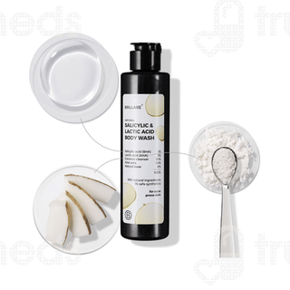 Brillare Salicylic & Lactic Acid Body Wash 200ml