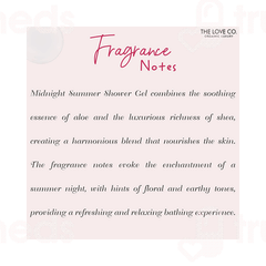 The Love Co Midnight Summer Shower Gel 250Ml