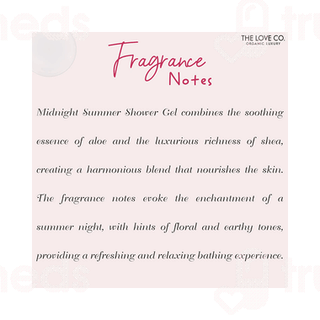 The Love Co Midnight Summer Shower Gel 250Ml