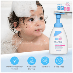 Sebamed Baby Face & Body Wash Foam 400ml