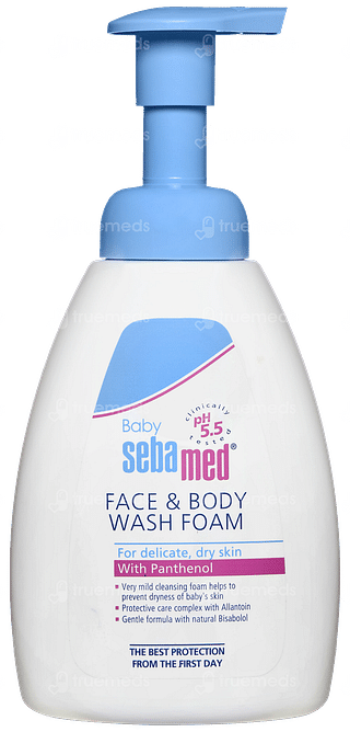 Sebamed Baby Face & Body Wash Foam 400ml
