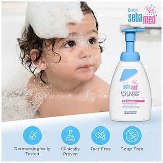 Sebamed Baby Face & Body Wash Foam 400ml