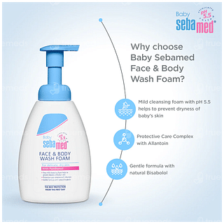 Sebamed Baby Face & Body Wash Foam 400ml