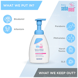 Sebamed Baby Face & Body Wash Foam 400ml