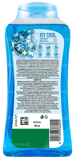 Dettol Icy Cool Bottle Shower Gel 250ml