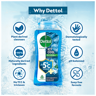 Dettol Icy Cool Bottle Shower Gel 250ml