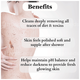 Vigini Natural Actives Lightening Exfoliating Tan Removal Body Polishing Wash 200Ml