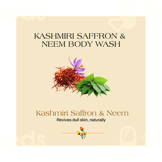 Ashpveda Radiant Kashmiri Saffron & Neem Body Wash 200ml