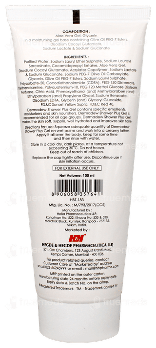 Dermadew Shower Plus Gel 100ml