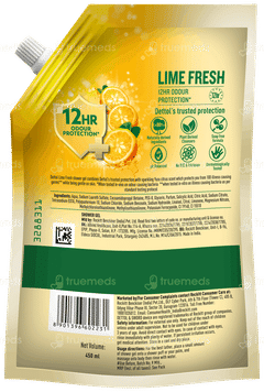 Dettol Lime Fresh 450ml Pack Of 2 Refill Shower Gel