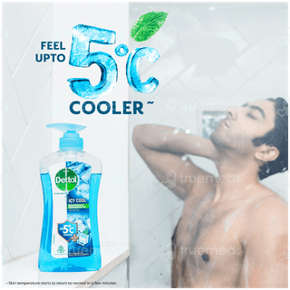 Dettol Icy Cool 500ml Pack Of 2 Pump Shower Gel