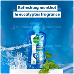 Dettol Icy Cool 500ml Pack Of 2 Pump Shower Gel