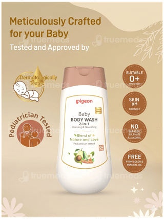 Pigeon 2 In 1 0+ Months Baby Body Wash 200Ml