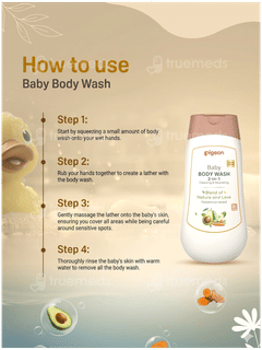 Pigeon 2 In 1 0+ Months Baby Body Wash 200Ml