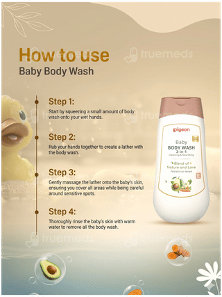 Pigeon 2 In 1 0+ Months Baby Body Wash 200Ml