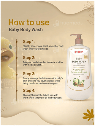Pigeon 2 In 1 0+ Months Baby Body Wash 500Ml