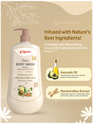 Pigeon 2 In 1 0+ Months Baby Body Wash 500Ml