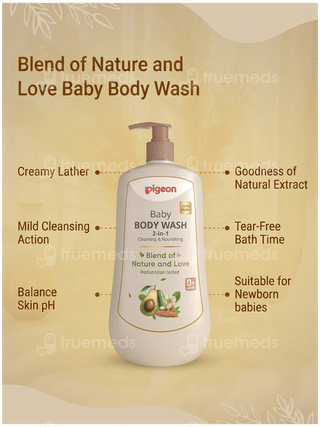 Pigeon 2 In 1 0+ Months Baby Body Wash 500Ml