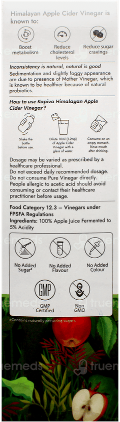 Kapiva Himalayan Apple Cider Vinegar 500Ml