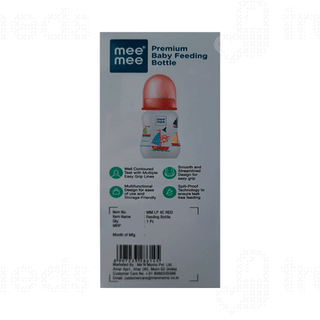 Mee Mee Premium Red 125ml Feeding Bottle 1