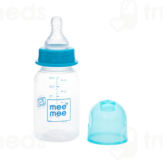 Mee Mee Eazy Flo Premium Blue 125ml Baby Feeding Bottle 1