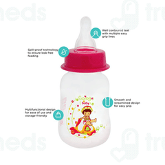 Mee Mee Premium Feeding Bottle Pink 125 ML