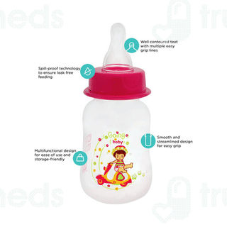 Mee Mee Premium Feeding Bottle Pink 125 ML