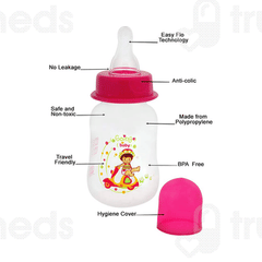 Mee Mee Premium Feeding Bottle Pink 125 ML