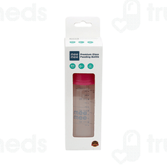 Mee Mee Premium Glass Pink 120ml Feeding Bottle 1
