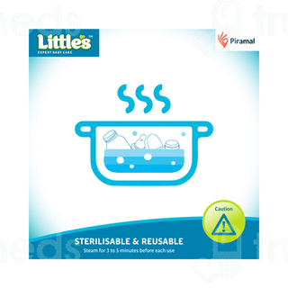 Little's Classic Maxi Feeding Bottle Blue 1