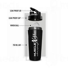 Musclexp Classic Xp Mixer Shaker Black 750 ML