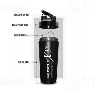Musclexp Classic Xp Mixer Shaker Black 750 ML