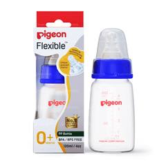 Pigeon Flexible 0+ Months Blue 120Ml Feeding Bottle 1 Pigeon Flexible 0+ Months Blue 120Ml Feeding Bottle 1