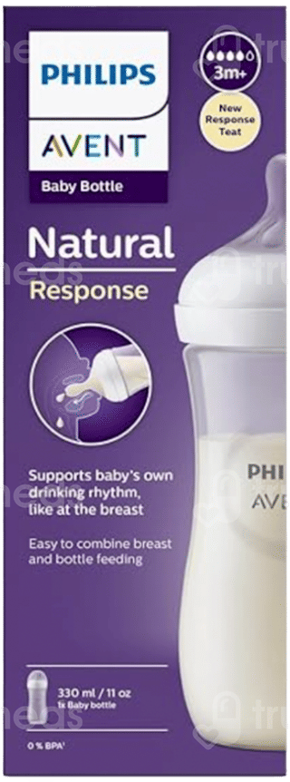 Philips Avent 3M+ Natural Response Baby 330Ml Bottle 1