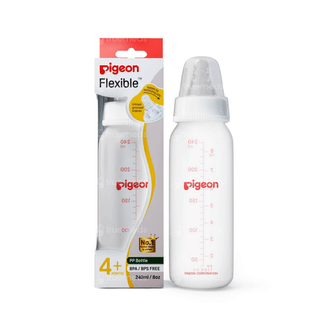 Pigeon Flexible 4+ Months White 240Ml Feeding Bottle 1