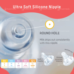 Pigeon Flexible 4+ Months White 240Ml Feeding Bottle 1