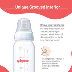 Pigeon Flexible 4+ Months White 240Ml Feeding Bottle 1